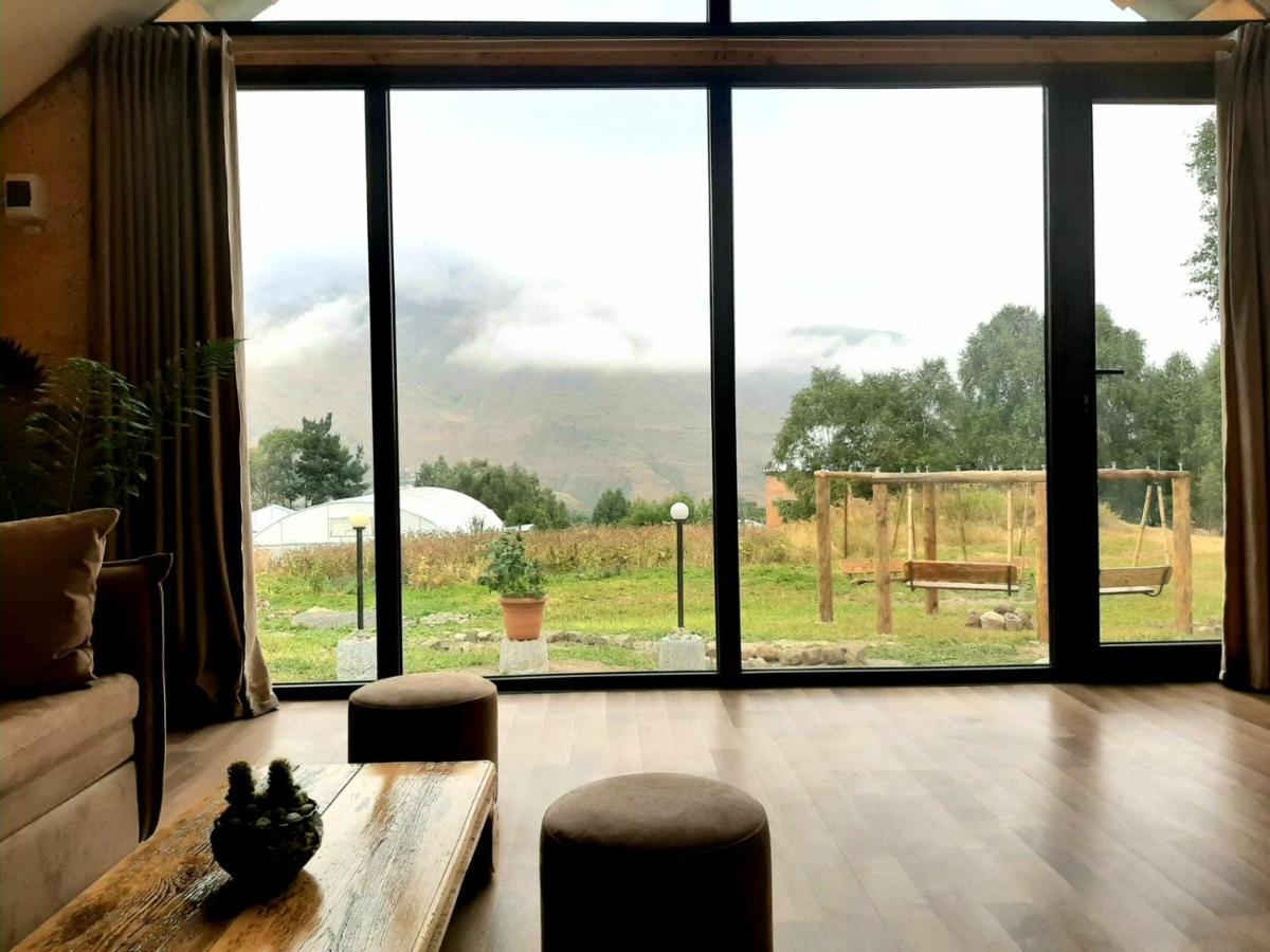 Kazbegi Cottages Qabarjina ภายนอก รูปภาพ