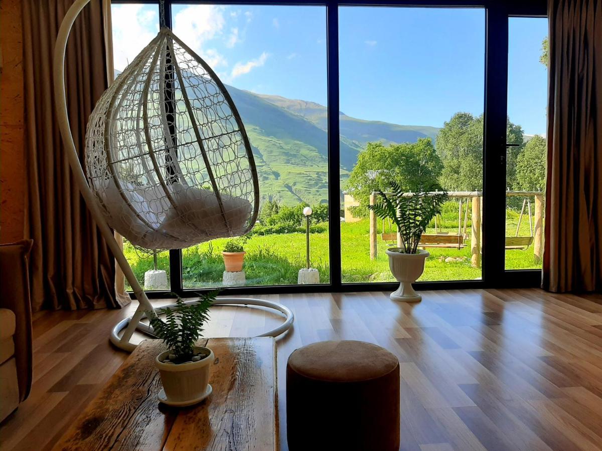 Kazbegi Cottages Qabarjina ภายนอก รูปภาพ