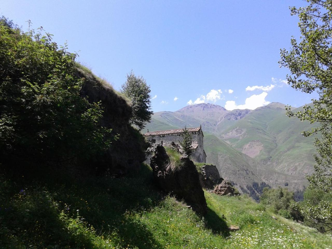 Kazbegi Cottages Qabarjina ภายนอก รูปภาพ